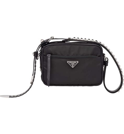 prada silver mini crossbody|prada small nylon camera bag.